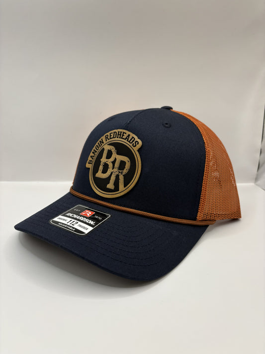 Leather Patch Hat-BR