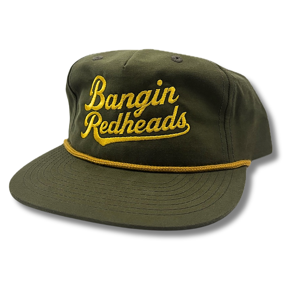 Bangin' Redheads Embroidery Script Loden Rope Hat — Richardson 256