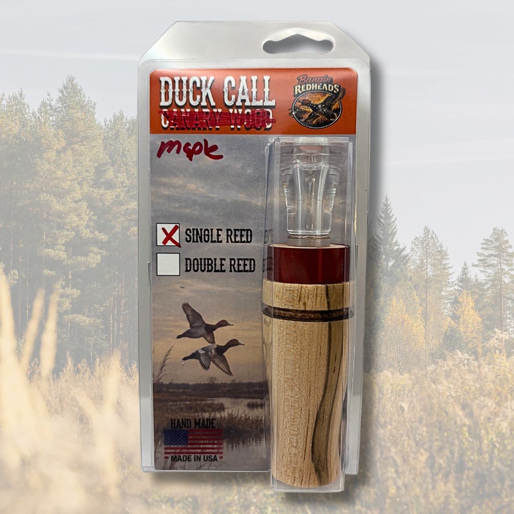 Single Reed Duck Call - Handmade in the USA