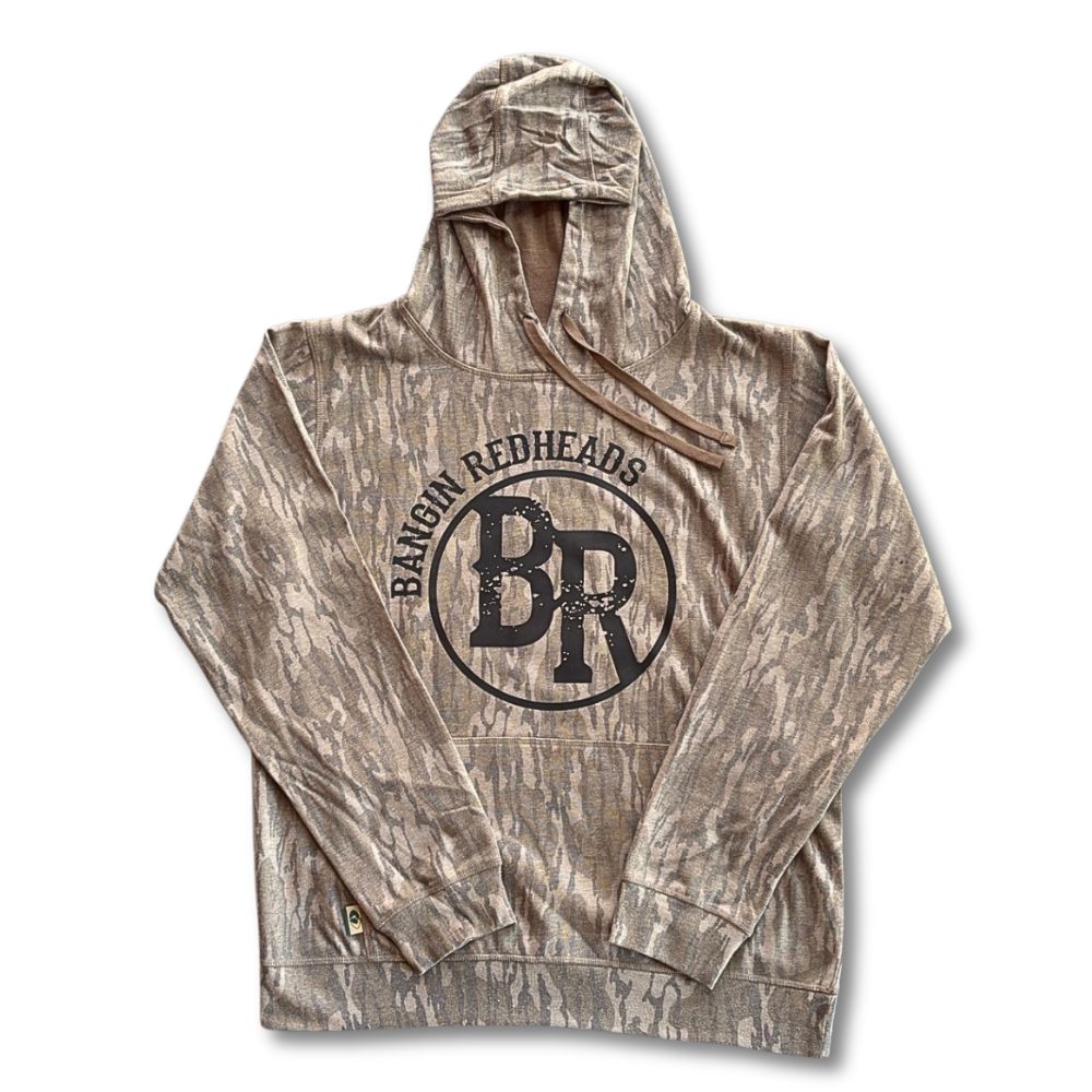 BR Washed Out Hoodie - Mossy Oak® Tri Blend Original Bottomland® Faded Camo
