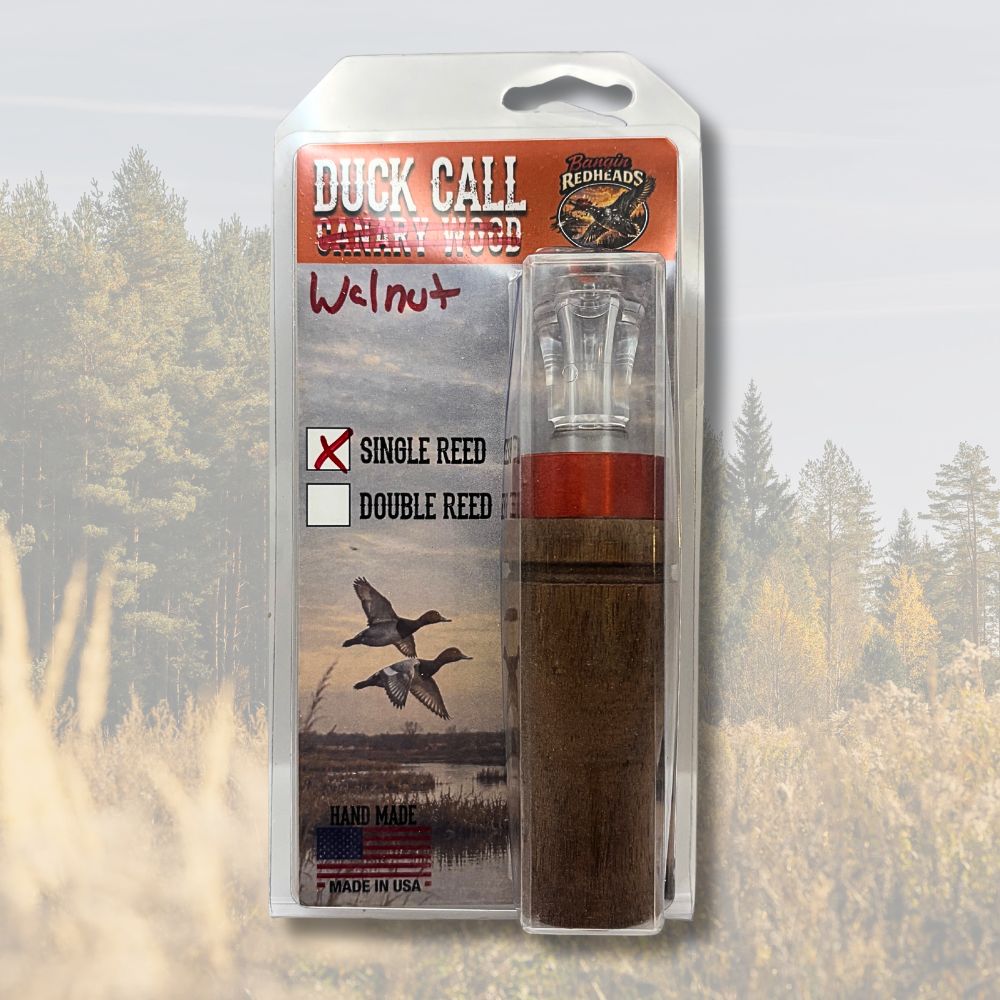 Single Reed Duck Call - Handmade in the USA